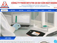 Tablet Screenshot of canhuyhoang.com